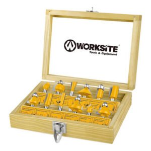 WORKSITE-12PCS-ROUTER-BIT-SET